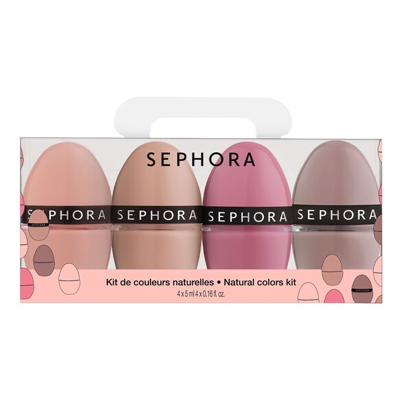 Natural Color Hit Kit - Zestaw 4 lakierów do paznokci, SEPHORA COLLECTION