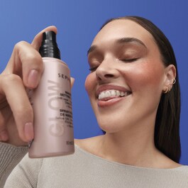 Spray utrwalający makijaż GLOW - trwałość 12H nie pozostawia śladów efekt blasku