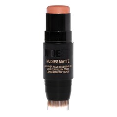 Nudies Matte Blush - Sztyft do konturowania z podwójną końcówką, NUDESTIX
