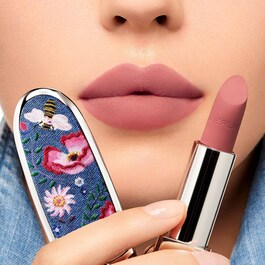 Rouge G - Etui z podwójnym lusterkiem „Floral Denim”