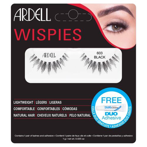 Ardell - Glamour Lashes - Sztuczne Rzęsy Na Pasku - 603 - Black - Dla Kobiet