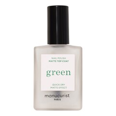 Green - Matowy Top Coat, MANUCURIST