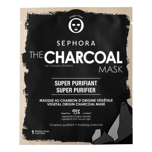 The Charcoal Mask - maseczka w płachcie z węglem aktywnym, SEPHORA COLLECTION