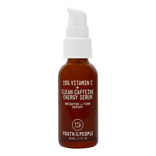 Youth To The People - 15% Vitamin C+ Clean Caffeine Energy Serum – Serum Energetyzujące Z Kofeiną - Yerba Mate Vitamin C+ Energy Serum 30ml - Dla Kobiet