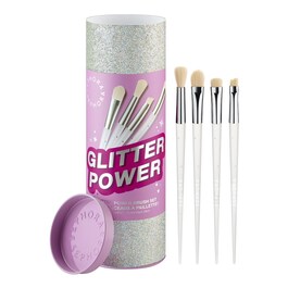 Glitter Power Brush Set - Zestaw 4 pędzli do makijażu oczu