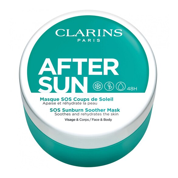 SOS Sunburn Soother Mask - Łagodząca maska po opalaniu, CLARINS