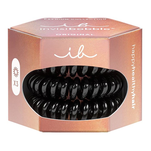 Original Premium True Black - Gumki do włosów, INVISIBOBBLE