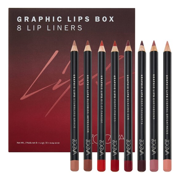 Graphic Lips Box - Zestaw kredek do ust, ZOEVA
