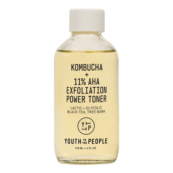 Kombucha + 11% AHA Exfoliation Power Toner - Tonik do twarzy, YOUTH TO THE PEOPLE