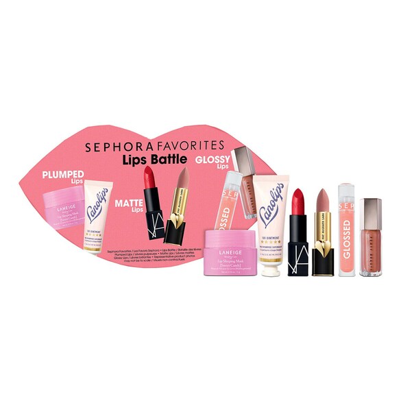 Lips battle - zestaw do makijażu ust, SEPHORA FAVORITES