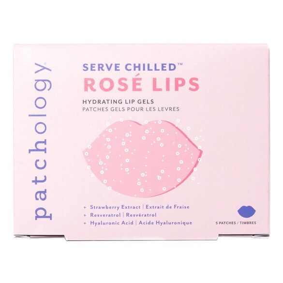 Serve Chilled Rosé Lips - Żele nawilżające do ust, PATCHOLOGY