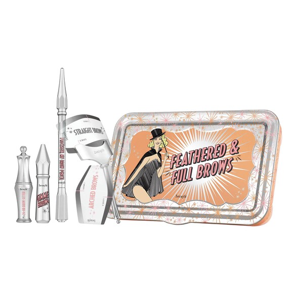 Feathered & Full Brows - Zestaw do brwi, BENEFIT COSMETICS