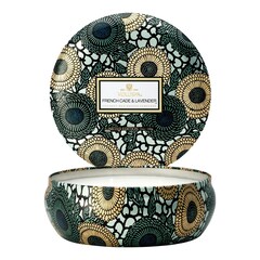 Japonica French Cade Lavender 3 Wick Tin Candle - Świeca, VOLUSPA
