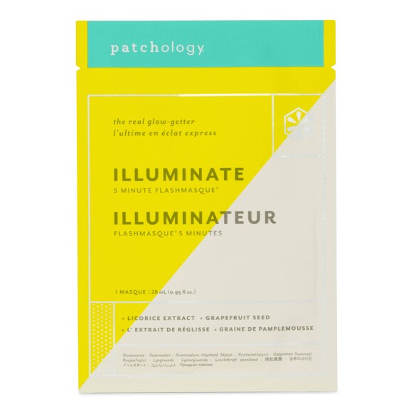 FlashMasque Illuminate - 5 minutowa rozświetlająca maseczka z tkaniny, PATCHOLOGY