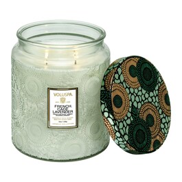 Japonica French Cade Lavender Luxe Jar Candle - Świeca