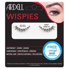Baby demi wispies black lashes - Sztuczne rzęsy na pasku, ARDELL