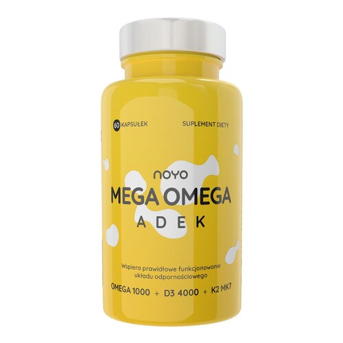Noyo Pharm - Noyo Mega Omega - Suplement Diety/60 Ka - Vitamins Noyo Mega Omega Adek - Dla Kobiet