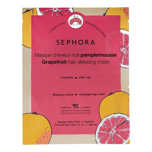 Maska do włosów na noc – Kremowa maska i czepek na włosy, SEPHORA COLLECTION