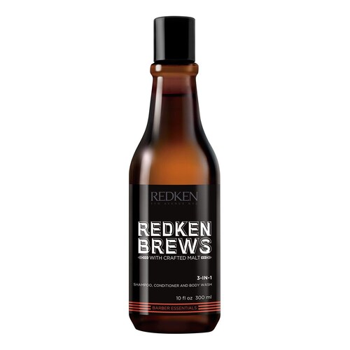 Redken - Brews Szampon Do Włosów 3w1 - Redken Haircare Sham - Dla Kobiet