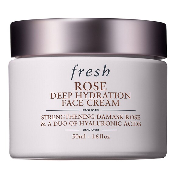Rose Face Cream - Krem nawilżający do twarzy z kwasem hialuronowym, FRESH