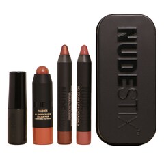 Sunkissed Nudes Mini - Zestaw do makijażu, NUDESTIX