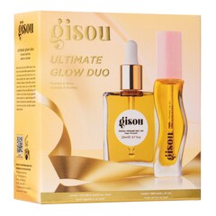 Ultimate Glow Duo - Zestaw nawilżająco-rozświetlający do ust i włosów, GISOU