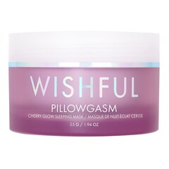 Pillowgasm Cherry Glow Sleep - Maska na noc, WISHFUL