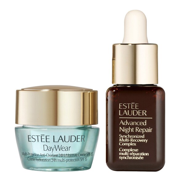All Glowy Repair Serum + Moisturizer - Zestaw do pielęgnacji twarzy, ESTÉE LAUDER