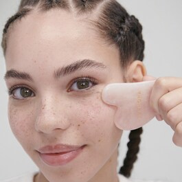 Gua Sha Quartz Rose - Twarz i szyja