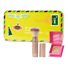 Zestaw świąteczny Blush & Cheek Brush - Róż do policzków i pędzel , BENEFIT COSMETICS