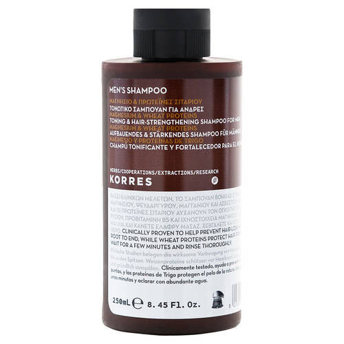Korres - Wzmacniający Szampon Z Magnezem I Proteinami Pszenicy - 200 Ml - Dla Kobiet