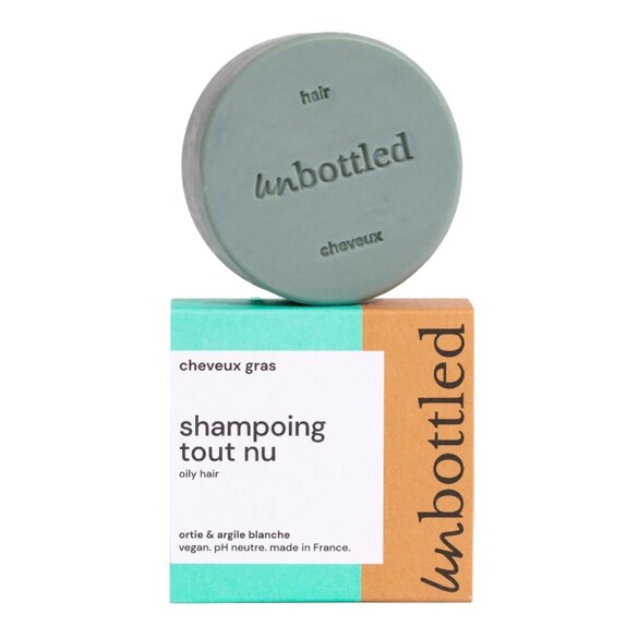 Shampoing Tout Nu – Szampon w kostce do włosów przetłuszczających się, UNBOTTLED