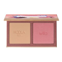 Hoola & WANDERful World Face Palette - Paletka z bronzerem i różem , BENEFIT COSMETICS