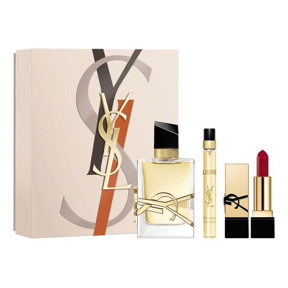 Libre Eau de Parfum - Zestaw z wodą perfumowaną i z pomadką do ust, YVES SAINT LAURENT