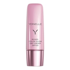 Rozświetlający Krem Color Glow Na Dzień Z SPF 30 - krem przeciwzmarszczkowy, YONELLE