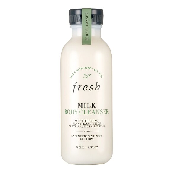 Milk Body Cleanser - Nawilżające mleczko do mycia ciała z witaminą E, FRESH