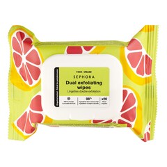 Chusteczki z podwójnym złuszczaniem - Wyciąg z grejpfruta + Kwasy owocowe, SEPHORA COLLECTION