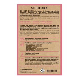 DO NOT DRINK Spicy Blend Jasmin + Pink Pepper - Woda perfumowana
