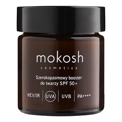 Szerokopasmowy booster do twarzy SPF 50+, MOKOSH