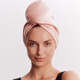 Hair Wrap - Dwustronny Turban Do Włosów Pink