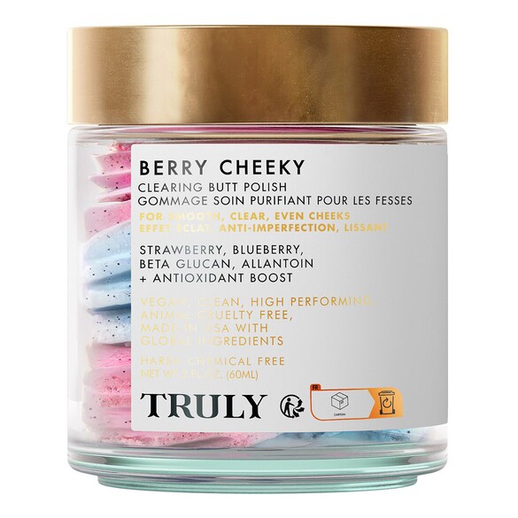 Berry Cheeky — Peeling gommage pielęgnacyjno-oczyszczający do pośladków, TRULY