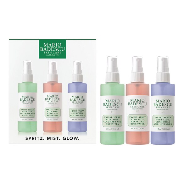 Spritz Mist Glow - Zestaw mgiełek do twarzy, MARIO BADESCU