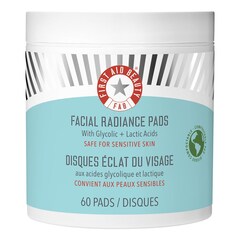 Facial Radiance Pads with Glycolic + Lactic Acids - Płatki złuszczające, FIRST AID BEAUTY