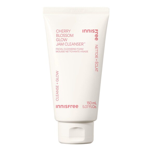 Cherry Blossom Glow Gel Cleanser - Oczyszczająca pianka przywracająca blask, INNISFREE