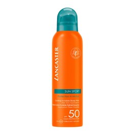 SUN SPORT – Niewidoczna mgiełka odświeżająca do stosowania na mokrą skórę SPF 50