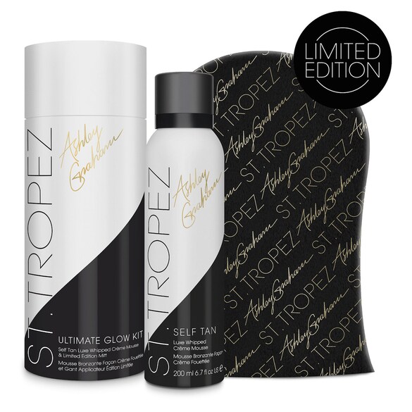 Kit Ultimate Glow Ashley Graham - Limitowany zestaw do samoopalania, ST TROPEZ