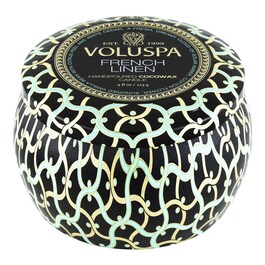 Maison Noir French Linen Mini Tin Candle - Świeca 