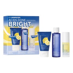 Acids Done Bright Set - Złuszczający i wygładzający zestaw z kwasami AHA, OLEHENRIKSEN