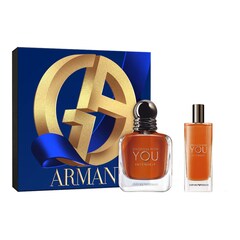 Stronger With You Intensely - Zestaw prezentowy dla mężczyzn z wodą perfumowaną, ARMANI