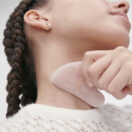 Gua Sha Quartz Rose - Twarz i szyja